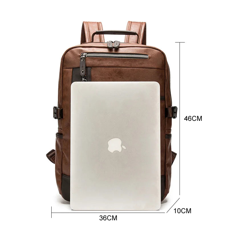 Mochila Multipla em Couro